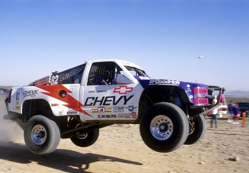 Illustration for article titled How Jimmie Johnson Permanently Crashed out of Baja